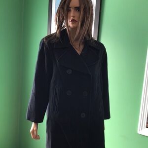 🌼🌼Classic Women's Black Wool Pea Coat🌼🌼